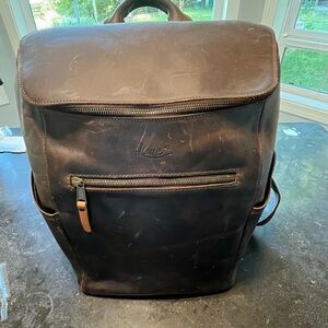 Love 41 Dark Brown Leather Backpack